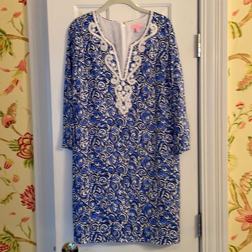 Lilly Pulitzer bead embellished dress Size M
